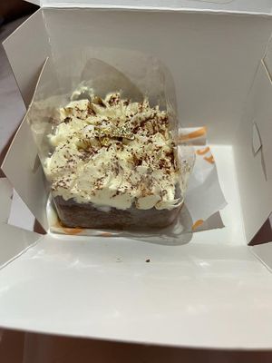 Tarta de zanahoria. at Carrots The Vegan Kitchen in Bangkok