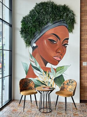 Decoración. at Carrots The Vegan Kitchen in Bangkok