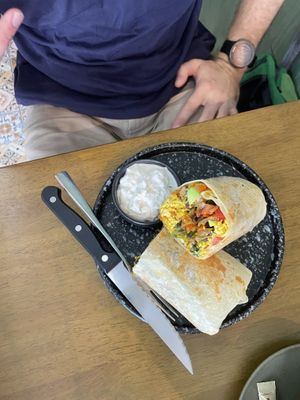 Burrito  at Carrots The Vegan Kitchen in Bangkok