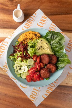 Sunshine Salad at Carrots The Vegan Kitchen in Bangkok