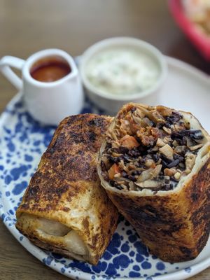 Birra Burrito 🌯 at Carrots The Vegan Kitchen in Bangkok