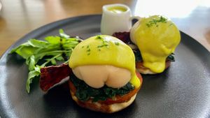Eggs Benedict   at Carrots The Vegan Kitchen in Bangkok