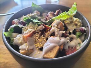 Salad at Carrots The Vegan Kitchen in Bangkok