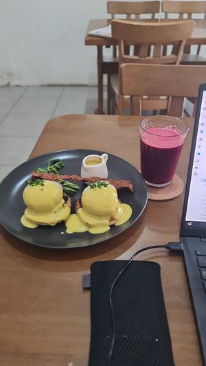 No Eggs Benedict at Carrots The Vegan Kitchen in Bangkok