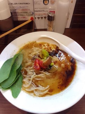 The veggie noodle at Dashiro だし廊 in Sendai