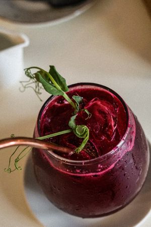 Beetroot juice at The Break Room in Hilton