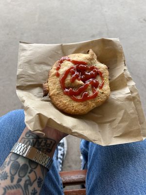 Vegan pie  at The Braidwood Bakery in Braidwood