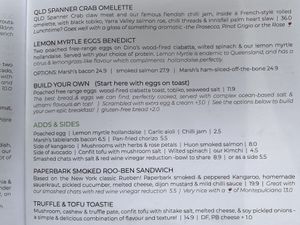 All Day Menu Page 2 at Guyala Cafe in Cairns