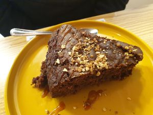 Brownie at Chez Gaïa in Chambery