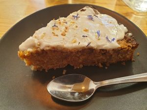 Carrot cake at Chez Gaïa in Chambery