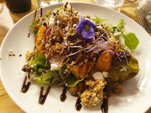 Tartine at Chez Gaïa in Chambery