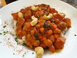 Curry at Chez Gaïa in Chambery