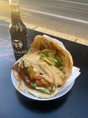 Seitan Kebab  at La Fiesta Imbiss in Leipzig