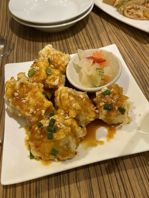 Fried tofu at Shimiran Thai Food Cafe in Tokyo