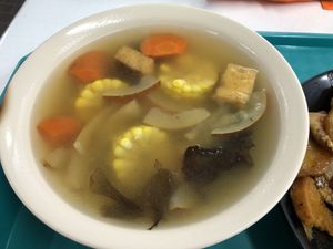 Old cucumber soup $2.50 at Pure Heart 清心素食 in Central Singapore