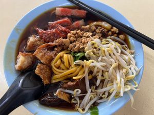 Lor mee new dish! $4 #Veganuary at Pure Heart 清心素食 in Central Singapore