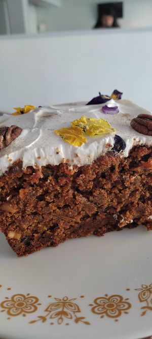 Esponjoso, saludable y delicioso. Un verdadero manjar! at Isamiel Pasteleria in Bogota