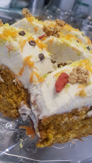 Carrot Cake at La Dame au Cerf in Nice