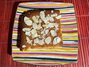 "Fondant aux amandes" at La Dame au Cerf in Nice