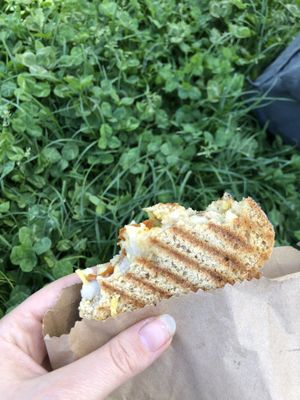 Croque monsieur « fromage-chorizo »-légumes  at La Dame au Cerf in Nice