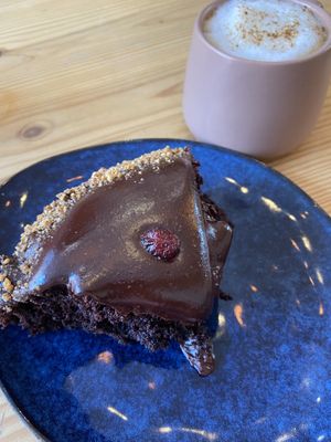 Chocolate Chili Cake  at La Dame au Cerf in Nice