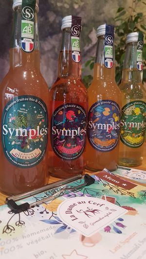 New potions… we mean natural drinks, beautiful and delicious 😊 at La Dame au Cerf in Nice