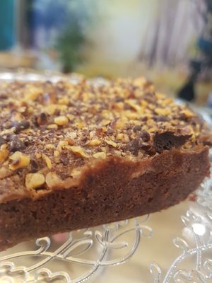 Almond fondant with Hazelnut and chocolate… and it’s gluten Free and soya Free ! at La Dame au Cerf in Nice