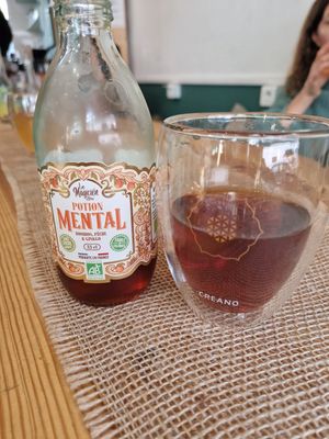 Beverages at La Dame au Cerf in Nice