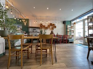 Intérieur du restaurant  at La Dame au Cerf in Nice