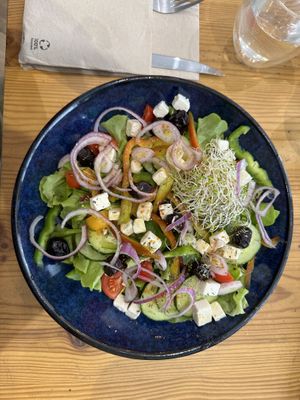 Mediterranean salad  at La Dame au Cerf in Nice