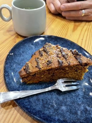 Pumpkin cake  at La Dame au Cerf in Nice