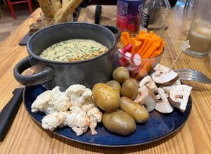 Fondue hivernale at La Dame au Cerf in Nice