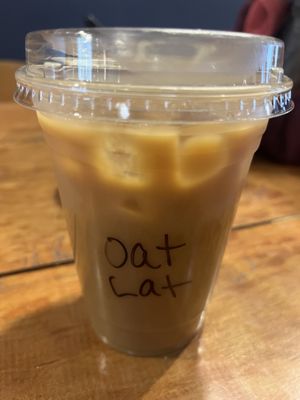 Oat milk latte 🤍🌱  at Lucky Tree in Raleigh