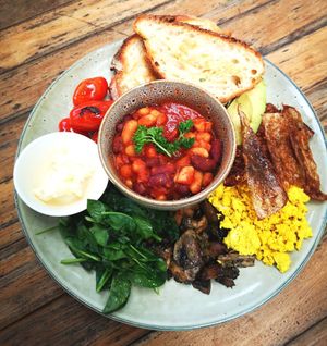 Big Brekky at Garden Eats in Dwellingup