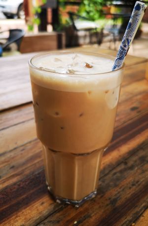 Iced Oat Chai Latte at Garden Eats in Dwellingup