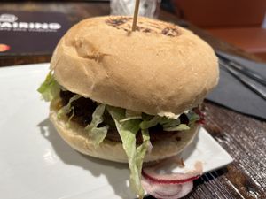 Vegan burger   at The Huggy's Bar - Namur in Namur