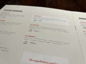 Burger vegan   at The Huggy's Bar - Namur in Namur