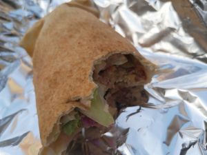 falafel sandwich at My Cham's in Namur