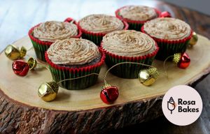 Gingerbread cupcakes at Rosa Bakes in Chantilly