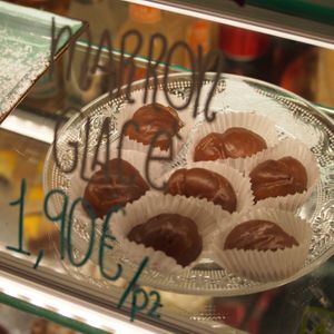 Marron glacè at Ginger in Trieste