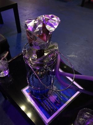 Hooka available  at Bakaris Plant-Based Pizza in Atlanta