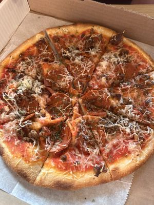   at Bakaris Plant-Based Pizza in Atlanta