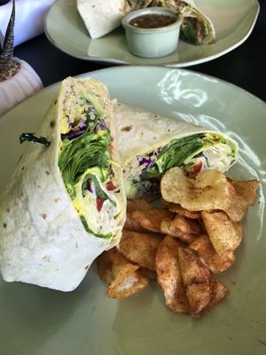 The Chakra Wrap at El Avocado in La Jolla