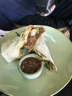 The Breakfast Wrap at El Avocado in La Jolla