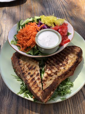 Pepperoni panini 🤤 at El Avocado in La Jolla