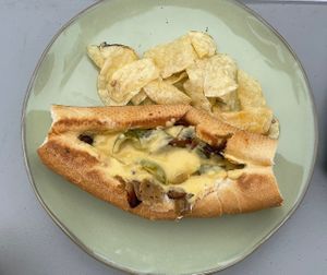 philly cheesesteak  at El Avocado in La Jolla