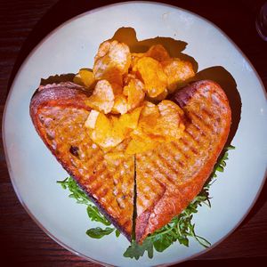 Delicious grilled cheese panini  at El Avocado in La Jolla