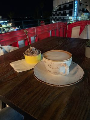 Кофе ☕️ мороженое 🍨👌  at El Avocado in La Jolla