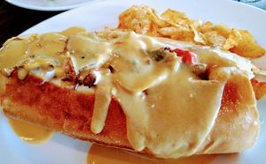 Philly sandwich #Veganuary at El Avocado in La Jolla