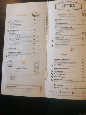 New menu at Onehunga Cafe in Auckland